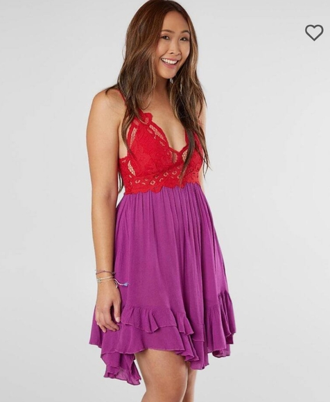 🆕️ Free People Adella Dress Lipstick - Picture 1 of 8